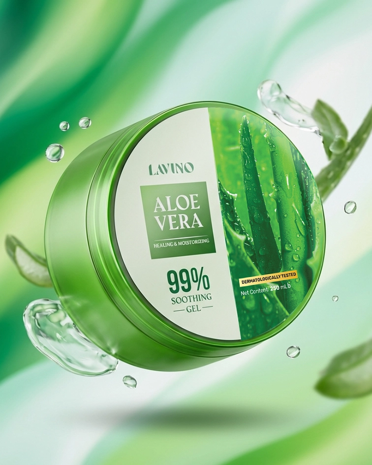 Lavino Aloe Vera Soothing Gel 99% (250ml)