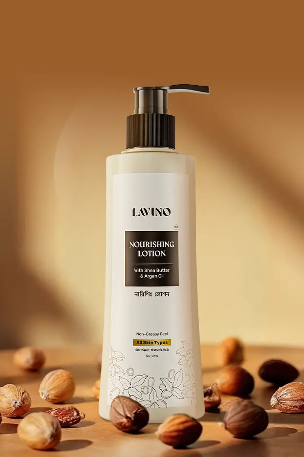 Lavino Nourishing Lotion With Shea Butter & Argan Oil (300ml)