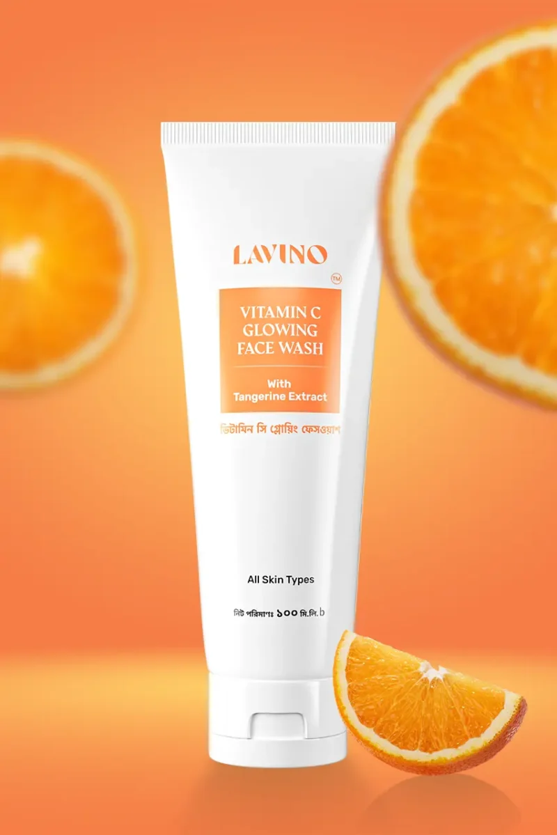 Lavino Vitamin C Glowing Face Wash (100ml)
