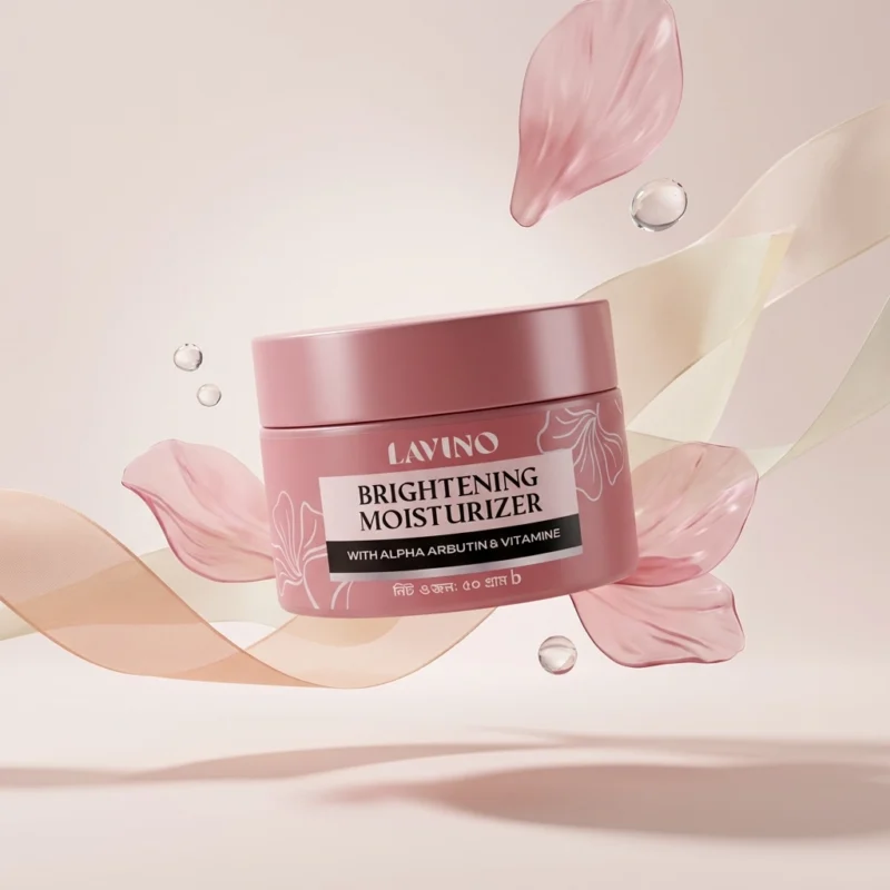 Lavino Brightening Moisturizer – with Alpha Arbutin & Vitamin E (50gm)